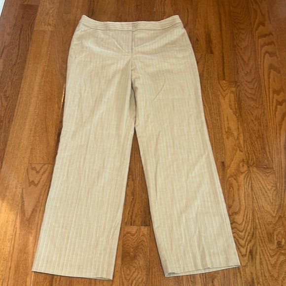 JONES NEW YORK stretch HIGH WAISTED WIDE LEGS STRIPED IN SIZE 12 p - Picture 1 of 7